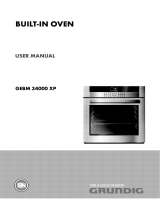 Grundig 60cm Multi-Function Single Oven with self-cleaning User manual