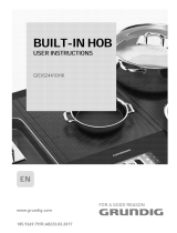 Grundig 60cm Induction hob with Touch Slider Control User manual