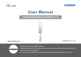 Commax DP-RS Owner's manual