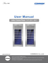 Commax CMP-2BAT, CMP-4BAT, CMP-2BAT/RF1, CMP-4BAT/RF1 Owner's manual