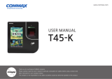 Commax IDentry-T45-K Owner's manual