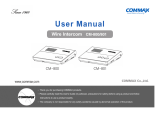 Commax CM-801/CM-800 Owner's manual