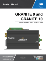 Campbell Scientific GRANITE and GRANITE and Control Owner's manual