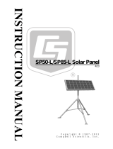 Campbell Scientific SP50-L/SP85-L Solar Panel Owner's manual