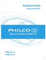 Philco PEW 9712 Owner's manual