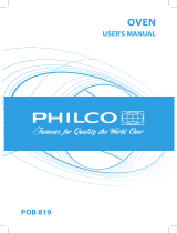 Philco POB 819 Owner's manual