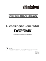 Shindaiwa DG25MK-400/R User manual