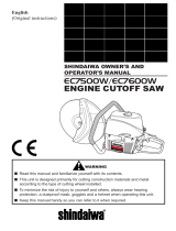 Shindaiwa EC7600W User manual