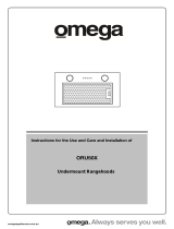 Omega ORU50X User manual