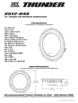 MTX Audio 3512-04S Owner's manual