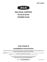 AGA Dual Control 3 and 5 Oven Duel Fuel Installation guide