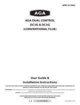 AGA Dual Control 3 and 5 Oven  Dual Fuel User and Installation guide
