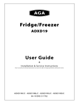 AGA DXD Fridge Freezer Owner's manual