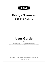 AGA Deluxe SXS Fridge Freezer Owner's manual