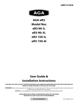 AGA eR3 Series 150 Electric with Warming Plate User guide