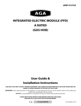 AGA INTEGRATED ELECTRIC MODULE GAS HOB Owner's manual