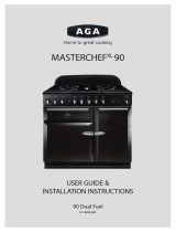 AGA Masterchef XL 90 Dual Fuel Owner's manual