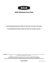 AGA Module Gas Hob Conversion Owner's manual