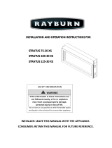 AGA Rayburn Stratus Extra Slim  Fires Owner's manual
