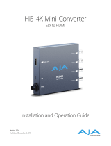 AJA Hi5-4K Installation and Operation Guide