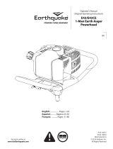 EarthQuake E43™ Earth Auger Powerhead User manual