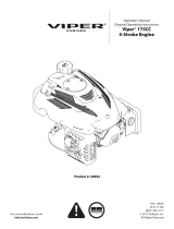 EarthQuake M200 STRING MOWER FE WALK BEHIND VIPER Engine Manual