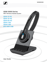 Sennheiser SDW 5036 User manual