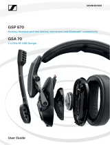 Sennheiser GSP 670 Wireless Gaming Headset Owner's manual