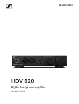 Sennheiser HD 820 & HDV 820 Bundle User manual