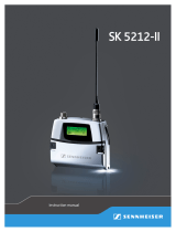Sennheiser SK 5212-II User manual