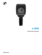 Sennheiser E 906 User manual