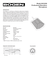 Bogen SCU250 User manual