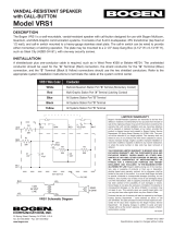 Bogen V35/60/100/ 150/250VMIX User manual
