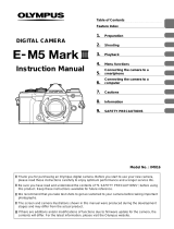Olympus E-M5 Mark III (Ver 1.0)*1 User manual