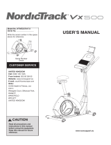 NordicTrack VX550 User manual