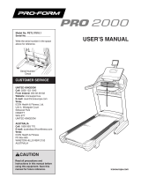 ProForm PETL17818 Owner's manual
