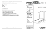 Pro-Form 405 S PETL40510 User manual