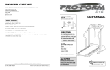 Pro-Form PETL57020 User manual
