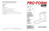 ProForm 585ex Wide Deck PETL58590 User manual