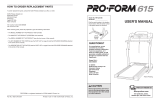 ProForm PETL6159 Owner's manual