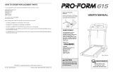 ProForm PETL6159 Owner's manual
