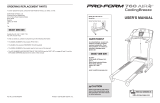 ProForm PETL7513 User manual