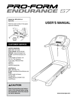 Pro-Form ENDURANCE S7 PETL79714.1 User manual