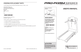ProForm PETL8514 Owner's manual