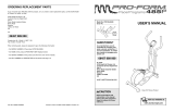 ProForm PacerPrograms 485P User manual