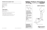 Pro-Form PacerPrograms 485P User manual