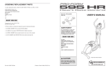 Pro-Form 595 Hr User manual