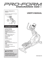 ProForm PFEVEL49717 Owner's manual