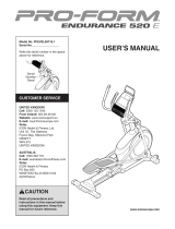 ProForm PFEVEL69716 Owner's manual