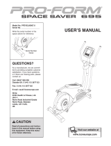 Pro-Form 540S HEARTRATE CONTROL User manual